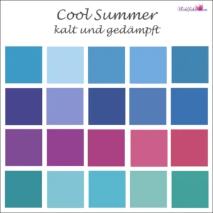 Farbtyp Cool Summer Farben