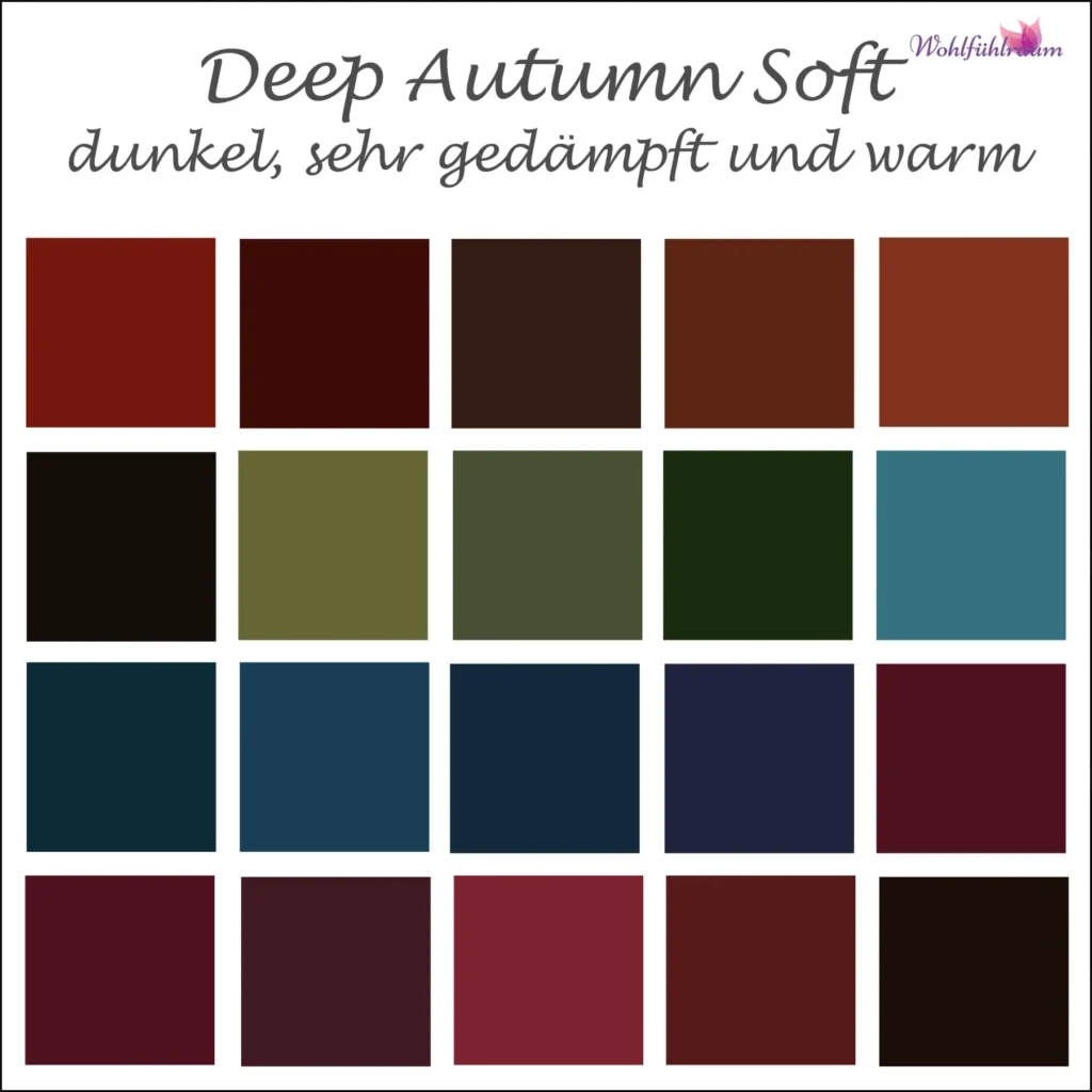 Soft Autumn Deep Zwischentyp untypischer Farbtyp