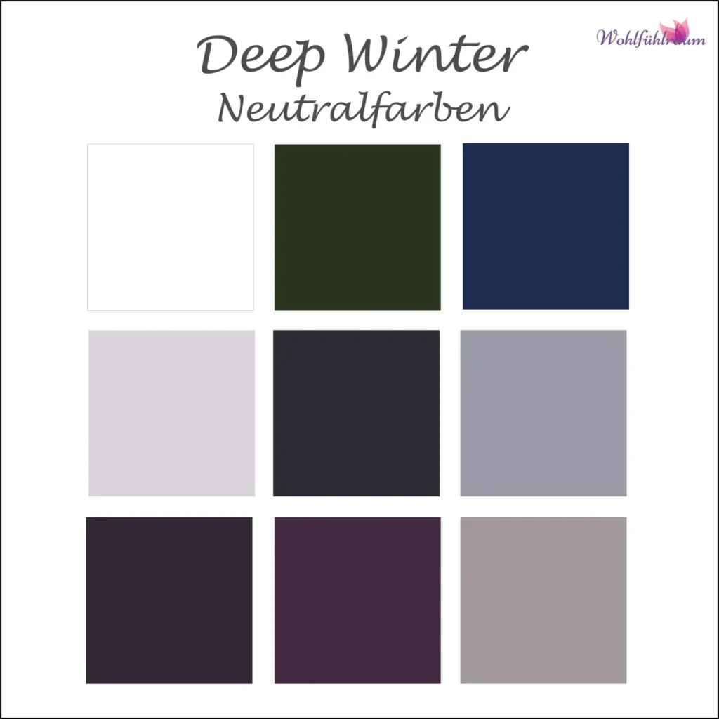Deep Winter Neutrale Farben