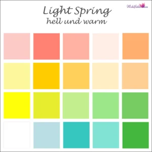 Farbtyp Light Spring Farben