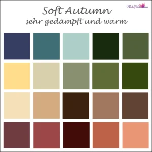 Farbtyp Soft Autumn Farben