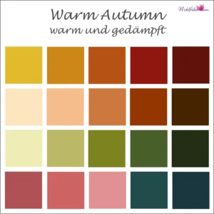 Farbtyp Warm Autumn Farben